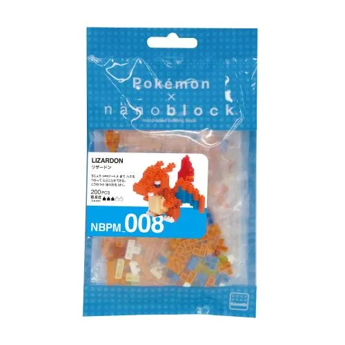 POKEMON - Charizard - Figure Nanoblock 10cm